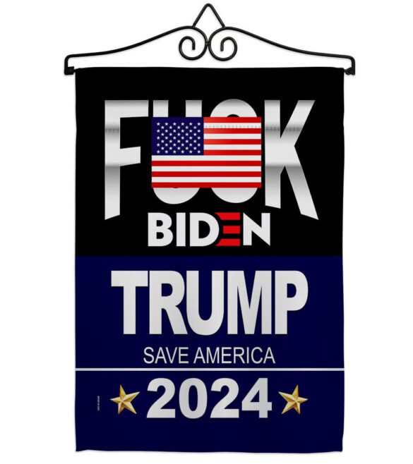 Fuck Biden Save America - Patriotic Americana Vertical Impressions Decorative Flags HG170188 Made In USA - Image 7
