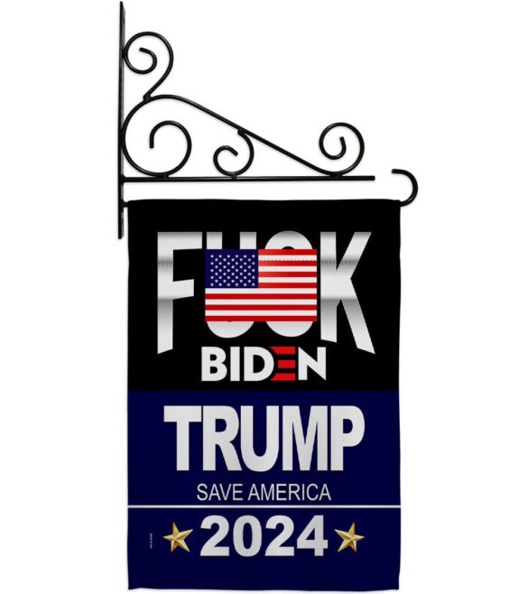Fuck Biden Save America - Patriotic Americana Vertical Impressions Decorative Flags HG170188 Made In USA - Image 8