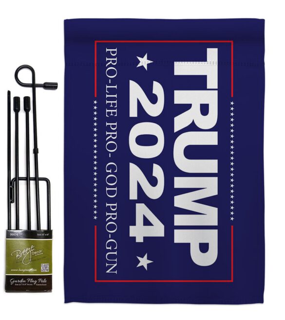 2024 Trump Pro Life - Patriotic Americana Vertical Impressions Decorative Flags HG170208 Made In USA - Image 5