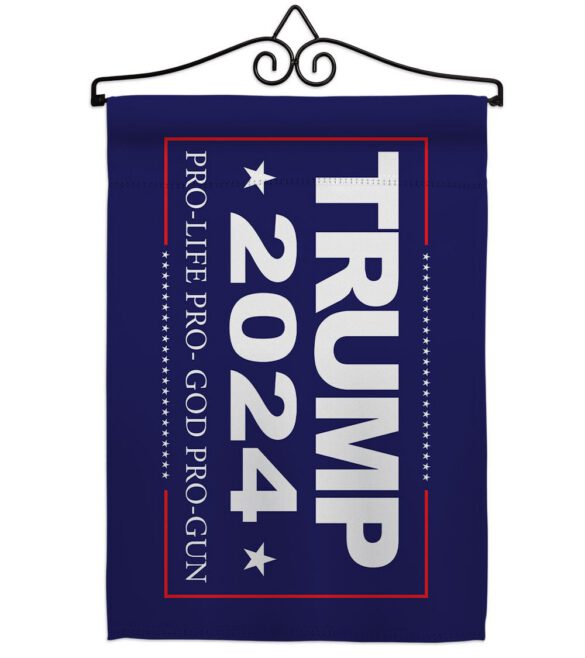 2024 Trump Pro Life - Patriotic Americana Vertical Impressions Decorative Flags HG170208 Made In USA - Image 8