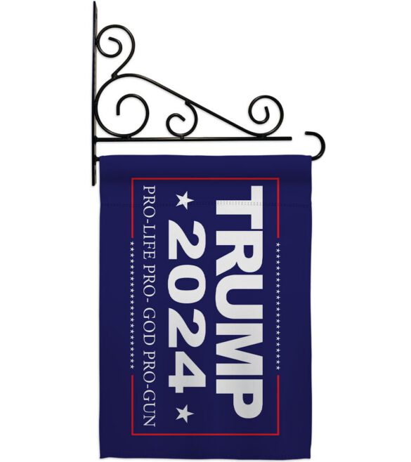 2024 Trump Pro Life - Patriotic Americana Vertical Impressions Decorative Flags HG170208 Made In USA - Image 9