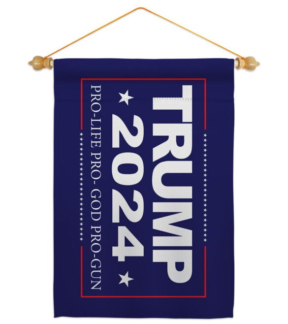 2024 Trump Pro Life - Patriotic Americana Vertical Impressions Decorative Flags HG170208 Made In USA - Image 11