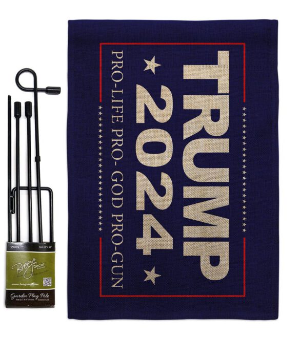 2024 Trump Pro Life - Patriotic Americana Vertical Impressions Decorative Flags HG170208 Made In USA - Image 17