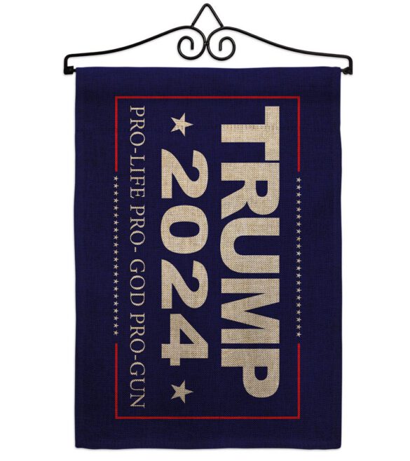 2024 Trump Pro Life - Patriotic Americana Vertical Impressions Decorative Flags HG170208 Made In USA - Image 20
