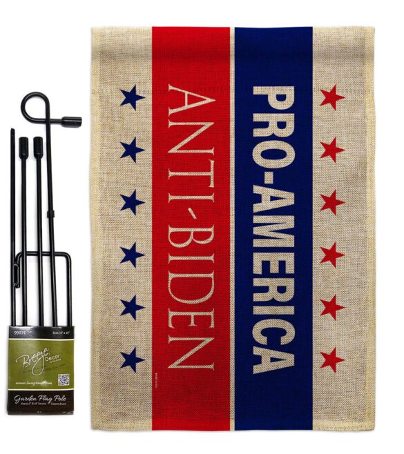 America Anti Biden - Patriotic Americana Horizontal Impressions Decorative Flags HG170251 Made In USA - Image 17