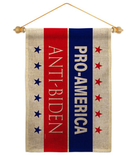 America Anti Biden - Patriotic Americana Horizontal Impressions Decorative Flags HG170251 Made In USA - Image 23