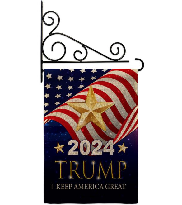 2024 Trump Keep America Great - Patriotic Americana Vertical Impressions Decorative Flags HG192181 Made In USA - Image 19