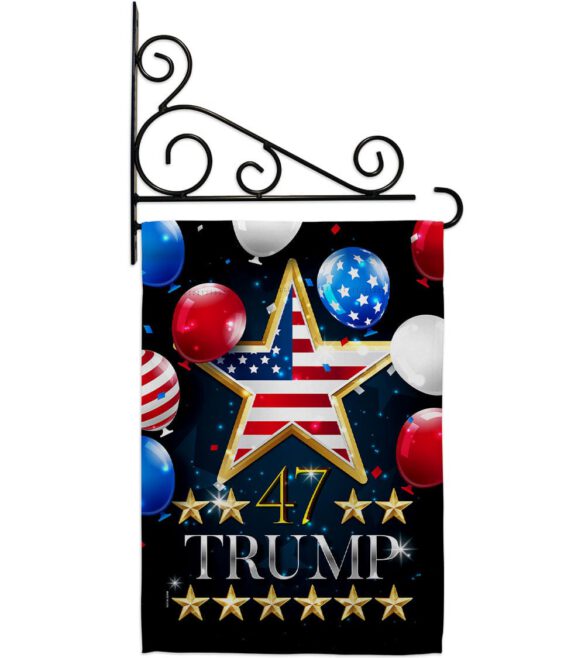 47 Trump - Patriotic Americana Vertical Impressions Decorative Flags HG192327 Made In USA - Image 9