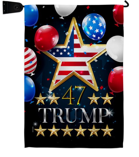 47 Trump - Patriotic Americana Vertical Impressions Decorative Flags HG192327 Made In USA - Image 16