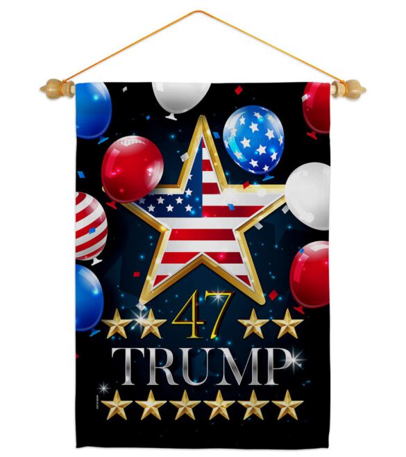 47 Trump - Patriotic Americana Vertical Impressions Decorative Flags HG192327 Made In USA - Image 18