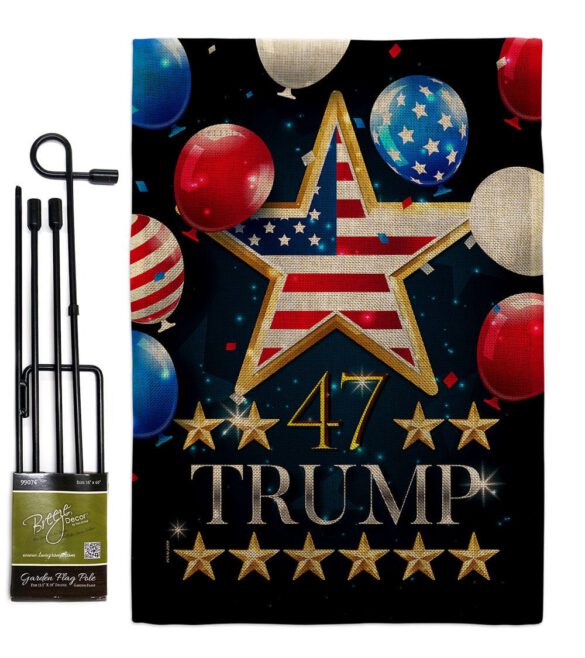 47 Trump - Patriotic Americana Vertical Impressions Decorative Flags HG192327 Made In USA - Image 13