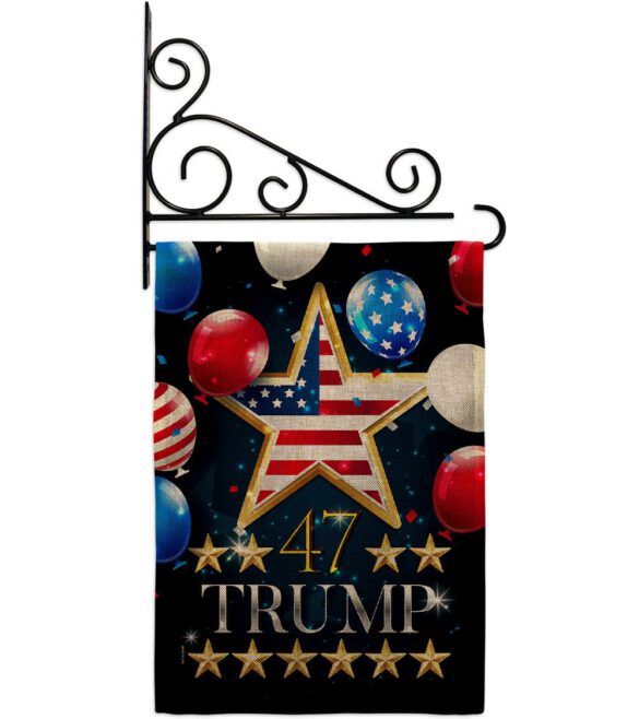 47 Trump - Patriotic Americana Vertical Impressions Decorative Flags HG192327 Made In USA - Image 15