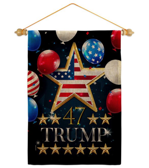 47 Trump - Patriotic Americana Vertical Impressions Decorative Flags HG192327 Made In USA - Image 19