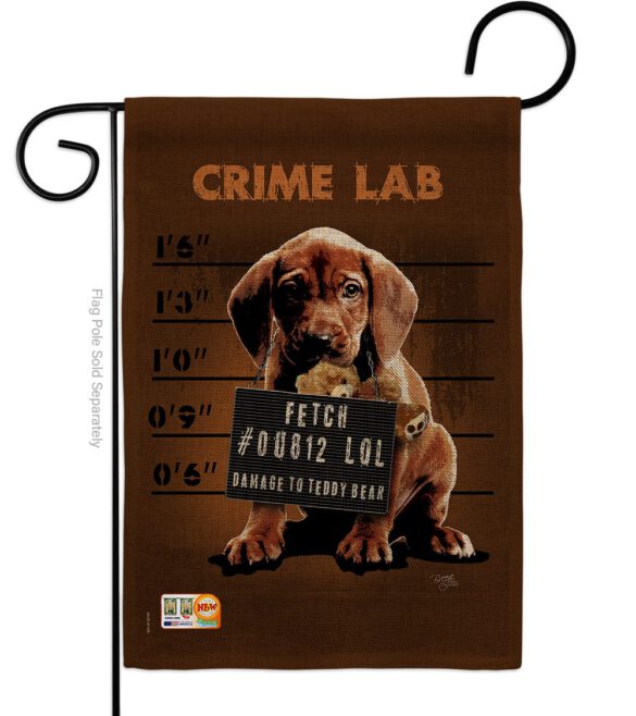 Crime Lab - Pets Nature Vertical Impressions Decorative Flags HG110002 Made In USA - Image 8