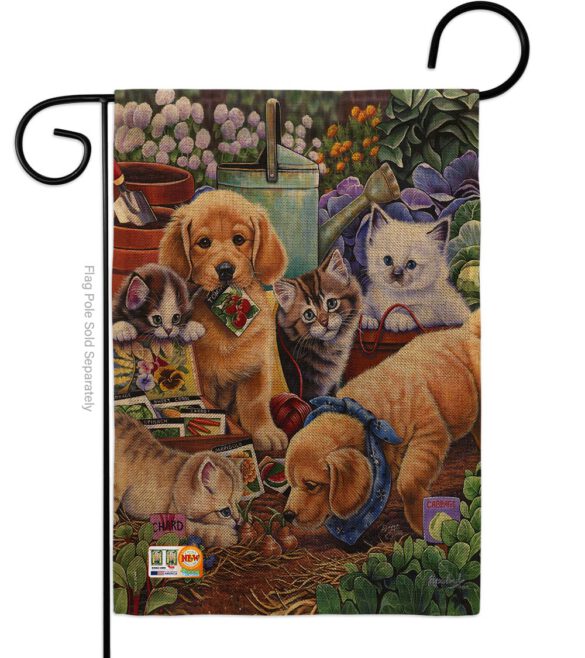 Helpful Garden Paws - Pets Nature Vertical Impressions Decorative Flags HG110045 Made In USA - Image 8