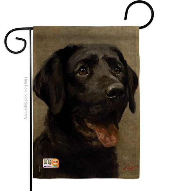 Black Lab - Pets Nature Vertical Impressions Decorative Flags HG110076 Made In USA - Image 8