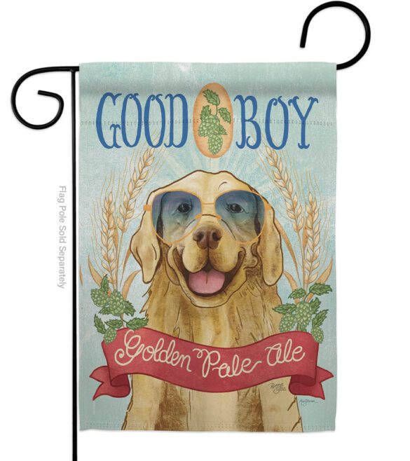 Golden Pale Ale - Pets Nature Vertical Impressions Decorative Flags HG110100 Made In USA