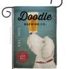 Doodle Brewing - Pets Nature Vertical Impressions Decorative Flags HG110112 Made In USA