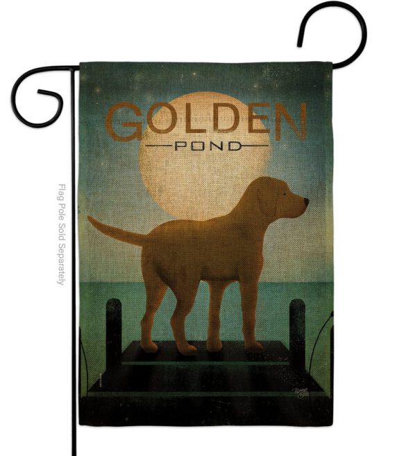 Golden Pond - Pets Nature Vertical Impressions Decorative Flags HG110135 Made In USA - Image 11