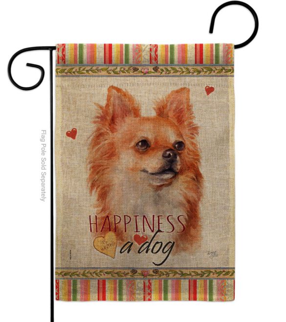 Brown Chihuahua Happiness - Pets Nature Vertical Impressions Decorative Flags HG110166 Made In USA - Image 11