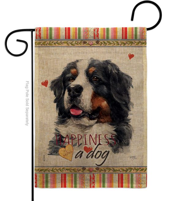 Bernese Cattle Happiness - Pets Nature Vertical Impressions Decorative Flags HG110183 Made In USA - Image 11