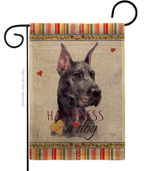 Cropping Black Great Dane Happiness - Pets Nature Vertical Impressions Decorative Flags HG110257 Made In USA - Image 11