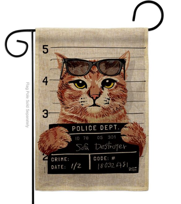 Bad Kitty - Pets Nature Vertical Impressions Decorative Flags HG137530 Made In USA - Image 12