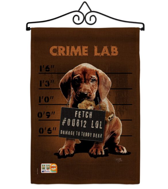 Crime Lab - Pets Nature Vertical Impressions Decorative Flags HG110002 Made In USA - Image 10