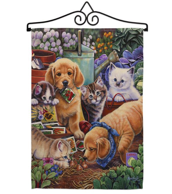 Helpful Garden Paws - Pets Nature Vertical Impressions Decorative Flags HG110045 Made In USA - Image 7