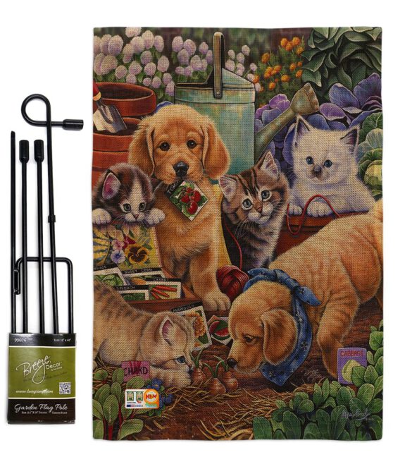 Helpful Garden Paws - Pets Nature Vertical Impressions Decorative Flags HG110045 Made In USA - Image 9