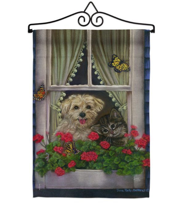 Faithfully Yours - Pets Nature Vertical Impressions Decorative Flags HG110056 Made In USA - Image 7