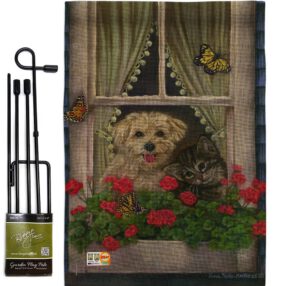 Garden Flag Pets GS110056 B