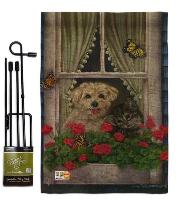 Faithfully Yours - Pets Nature Vertical Impressions Decorative Flags HG110056 Made In USA - Image 9
