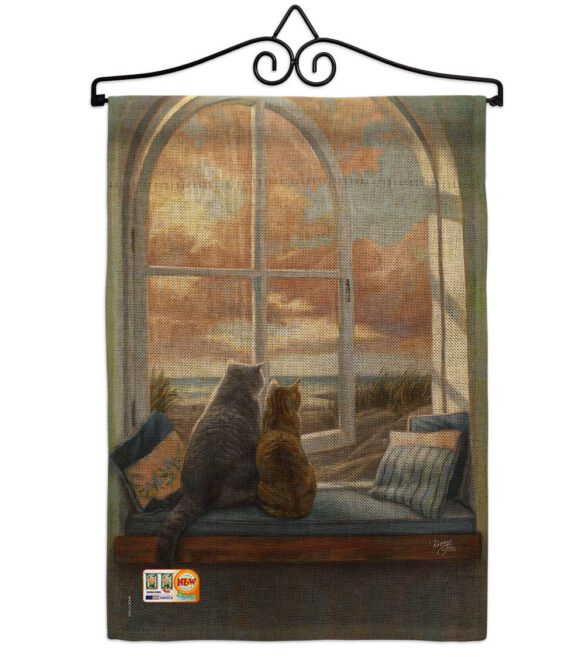 Enjoying the View - Pets Nature Vertical Impressions Decorative Flags HG110057 Made In USA - Image 10