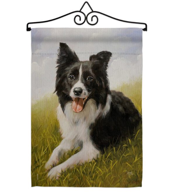 Border Collie - Pets Nature Vertical Impressions Decorative Flags HG110077 Made In USA - Image 7