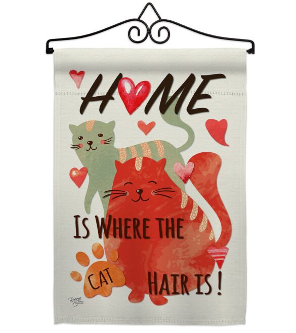 Furry Cat - Pets Nature Vertical Impressions Decorative Flags HG110078 Made In USA - Image 7