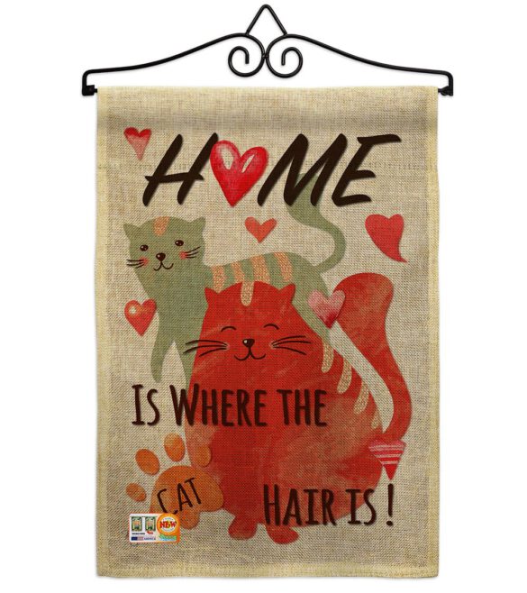 Furry Cat - Pets Nature Vertical Impressions Decorative Flags HG110078 Made In USA - Image 10