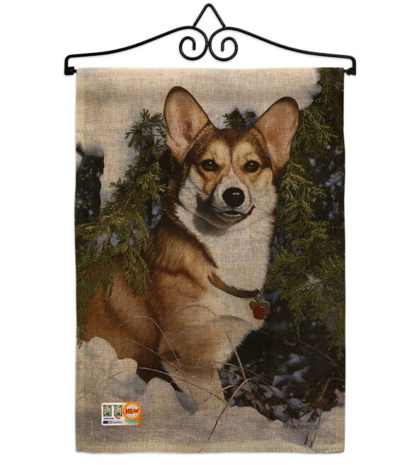 Corgi - Pets Nature Vertical Impressions Decorative Flags HG110088 Made In USA - Image 10