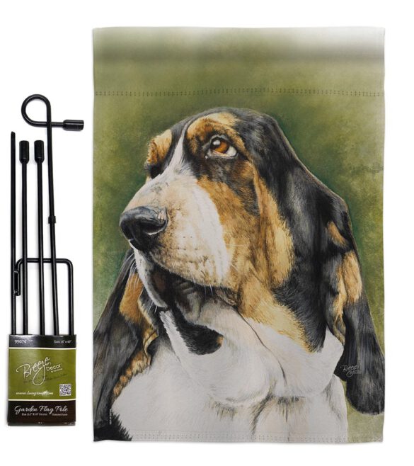 Basset Hound - Pets Nature Vertical Impressions Decorative Flags HG110090 Made In USA - Image 5