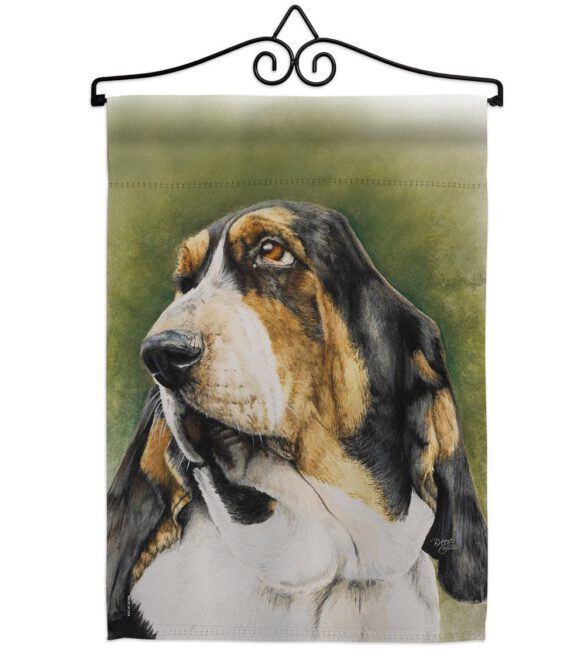 Basset Hound - Pets Nature Vertical Impressions Decorative Flags HG110090 Made In USA - Image 8
