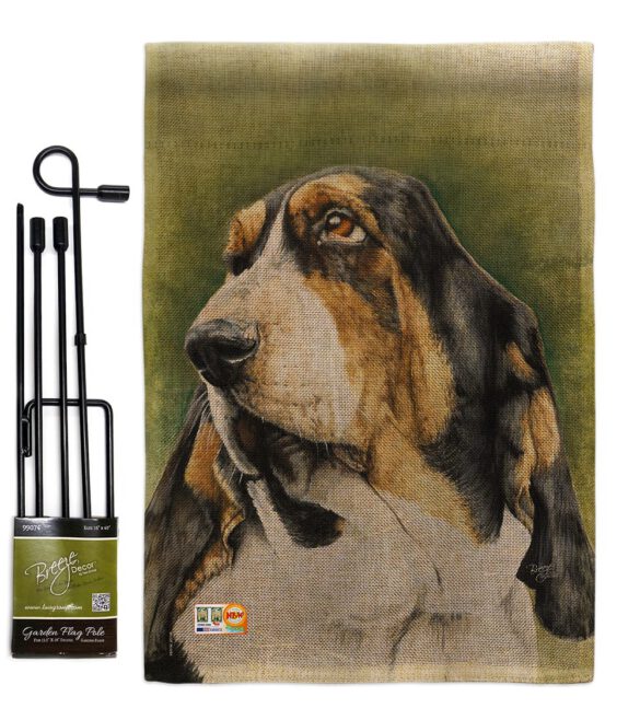 Basset Hound - Pets Nature Vertical Impressions Decorative Flags HG110090 Made In USA - Image 10
