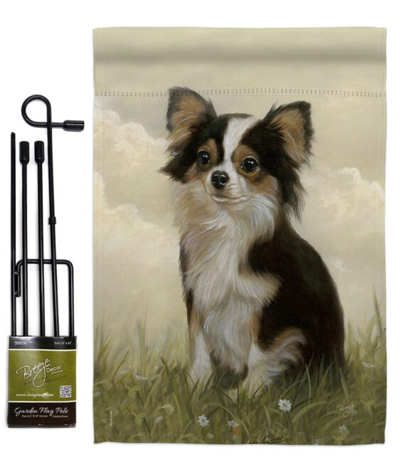 Chihuahua - Pets Nature Vertical Impressions Decorative Flags HG110094 Made In USA - Image 4