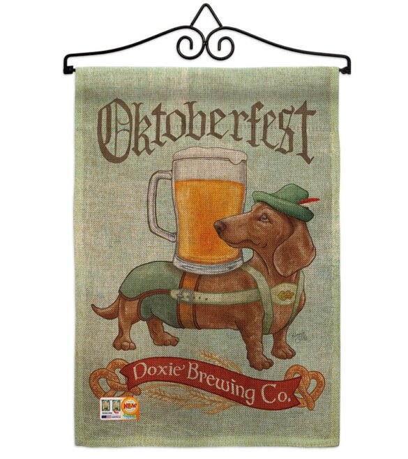 Doxie Brewing Co. - Pets Nature Vertical Impressions Decorative Flags HG110099 Made In USA - Image 10
