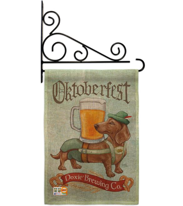 Doxie Brewing Co. - Pets Nature Vertical Impressions Decorative Flags HG110099 Made In USA - Image 12