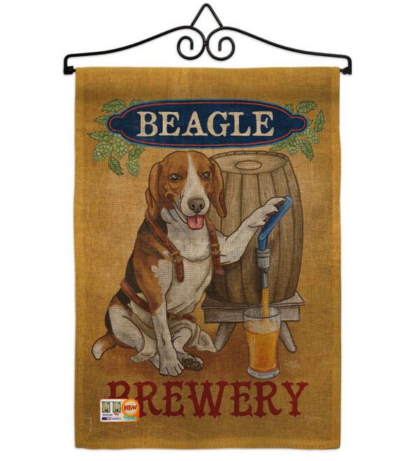 Beagle Brewery - Pets Nature Vertical Impressions Decorative Flags HG110101 Made In USA - Image 10