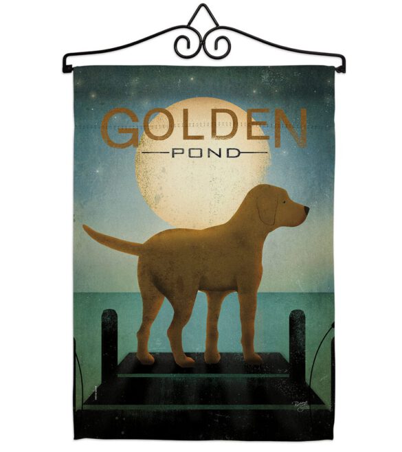 Golden Pond - Pets Nature Vertical Impressions Decorative Flags HG110135 Made In USA - Image 7