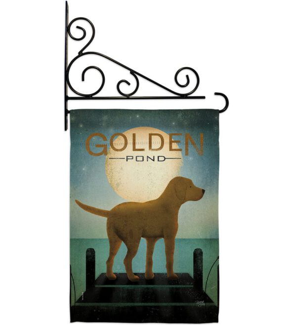 Golden Pond - Pets Nature Vertical Impressions Decorative Flags HG110135 Made In USA - Image 8