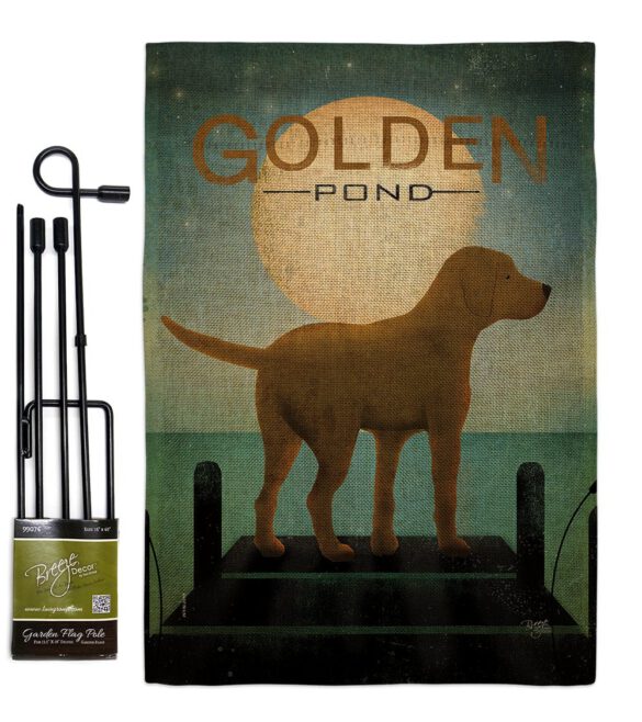 Golden Pond - Pets Nature Vertical Impressions Decorative Flags HG110135 Made In USA - Image 12