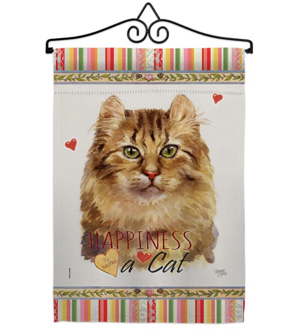 Amerian Curl Happiness - Pets Nature Vertical Impressions Decorative Flags HG110144 Made In USA - Image 8