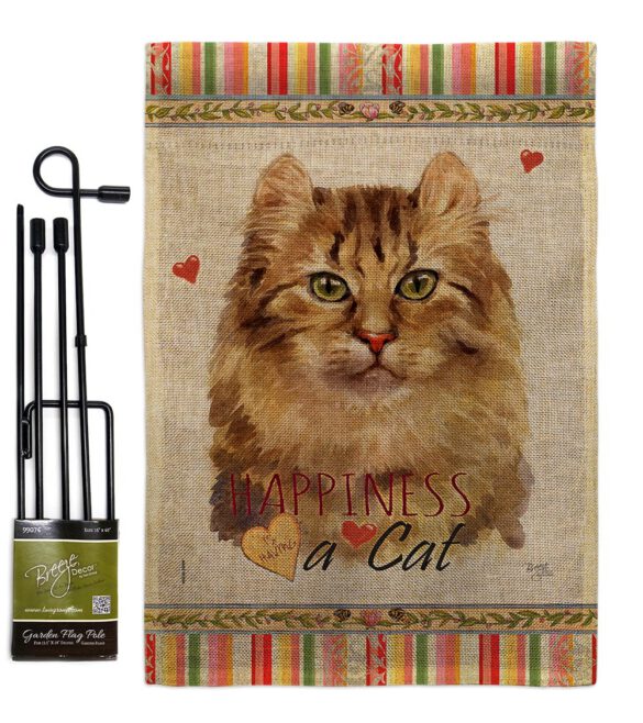 Amerian Curl Happiness - Pets Nature Vertical Impressions Decorative Flags HG110144 Made In USA - Image 13